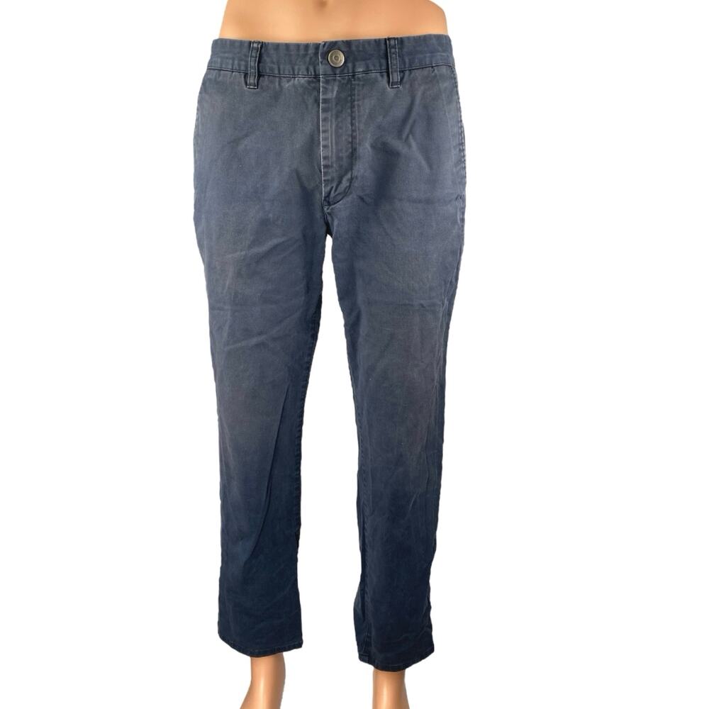 Bonobos Men's Blue Straight Leg High Waist Trousers Denim Jeans Pants Size 32